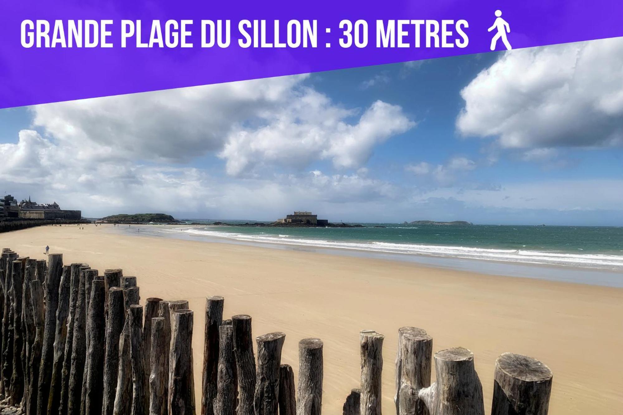 Escalier 16 - 30 M Plage Du Sillon - Proche Intra Saint-Malo Exterior foto